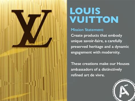 louis vuitton mission and vision statement|louis vuitton ethical issues.